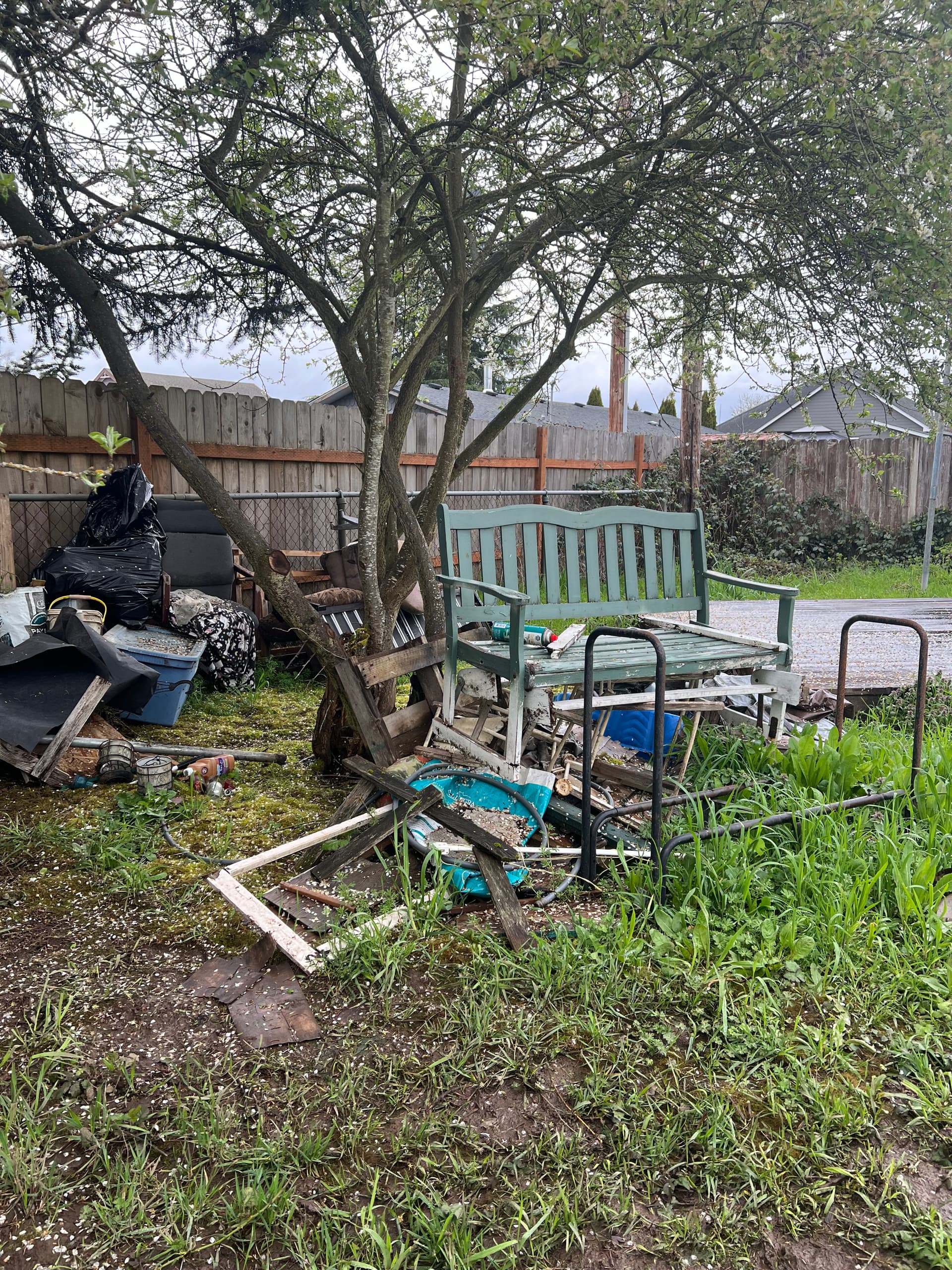 Gallery photos for Backyard Debris Removal and Cleanup in Junction City: Image #2