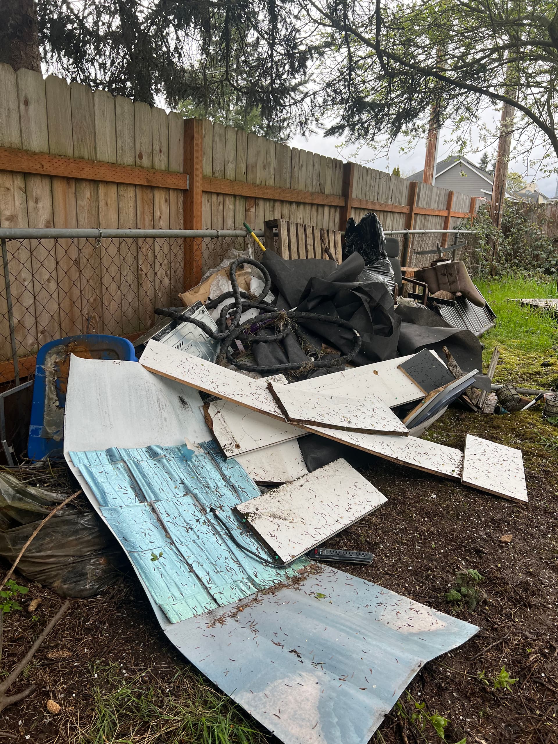 Backyard Debris Removal and Cleanup in Junction City image