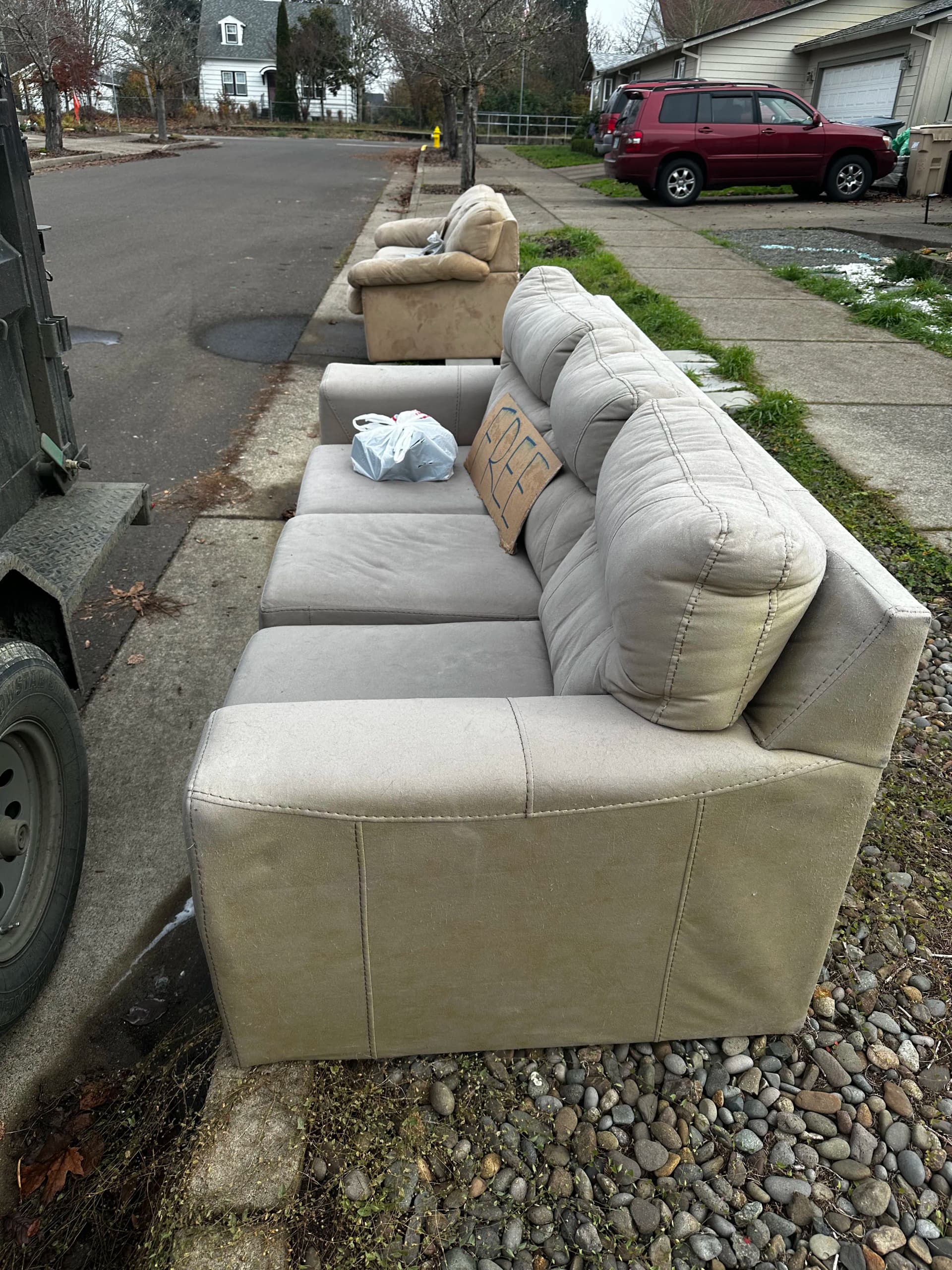 Old Furniture, Cardboard, and Clutter Gone Fast image