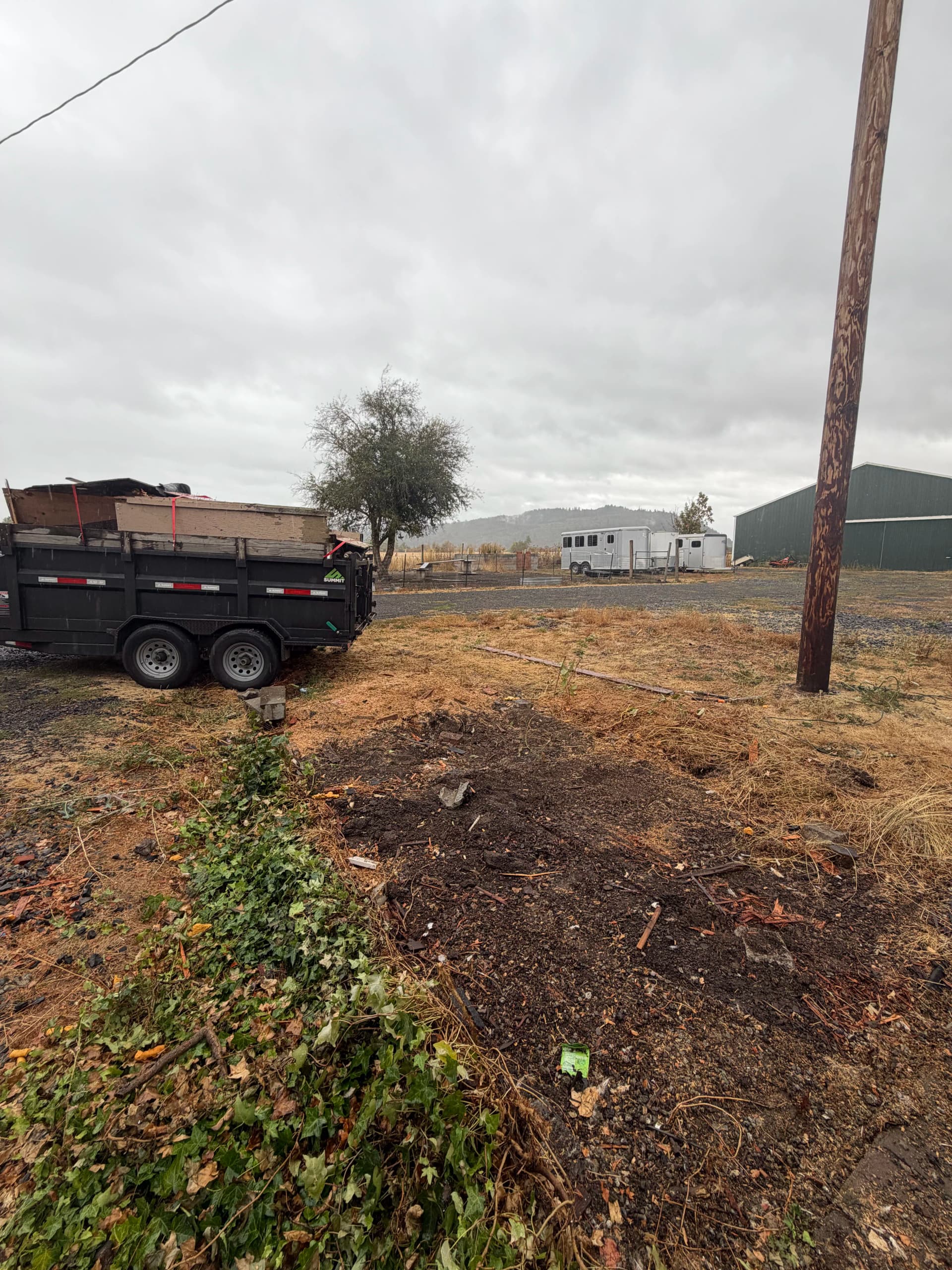 Gallery photos for Collapsed Shed Debris Removal in Scio Oregon: Image #1