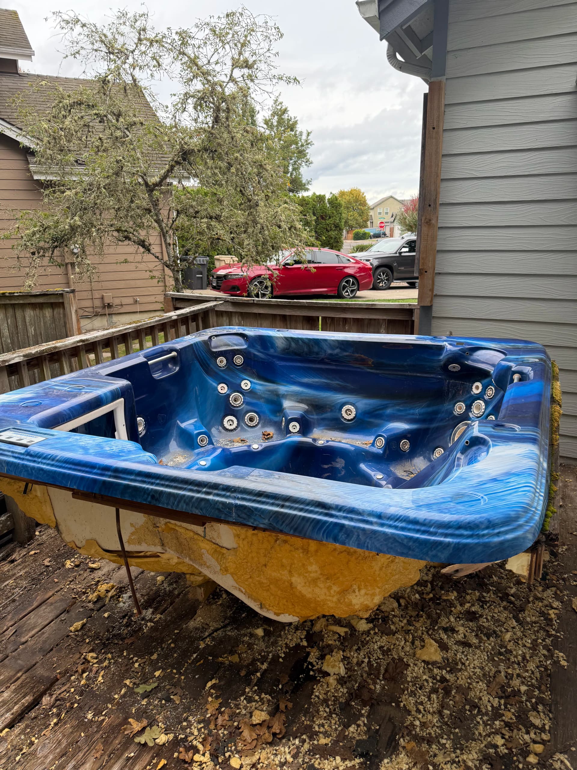 Hot Tub Removal From an Elevated Deck in Albany image