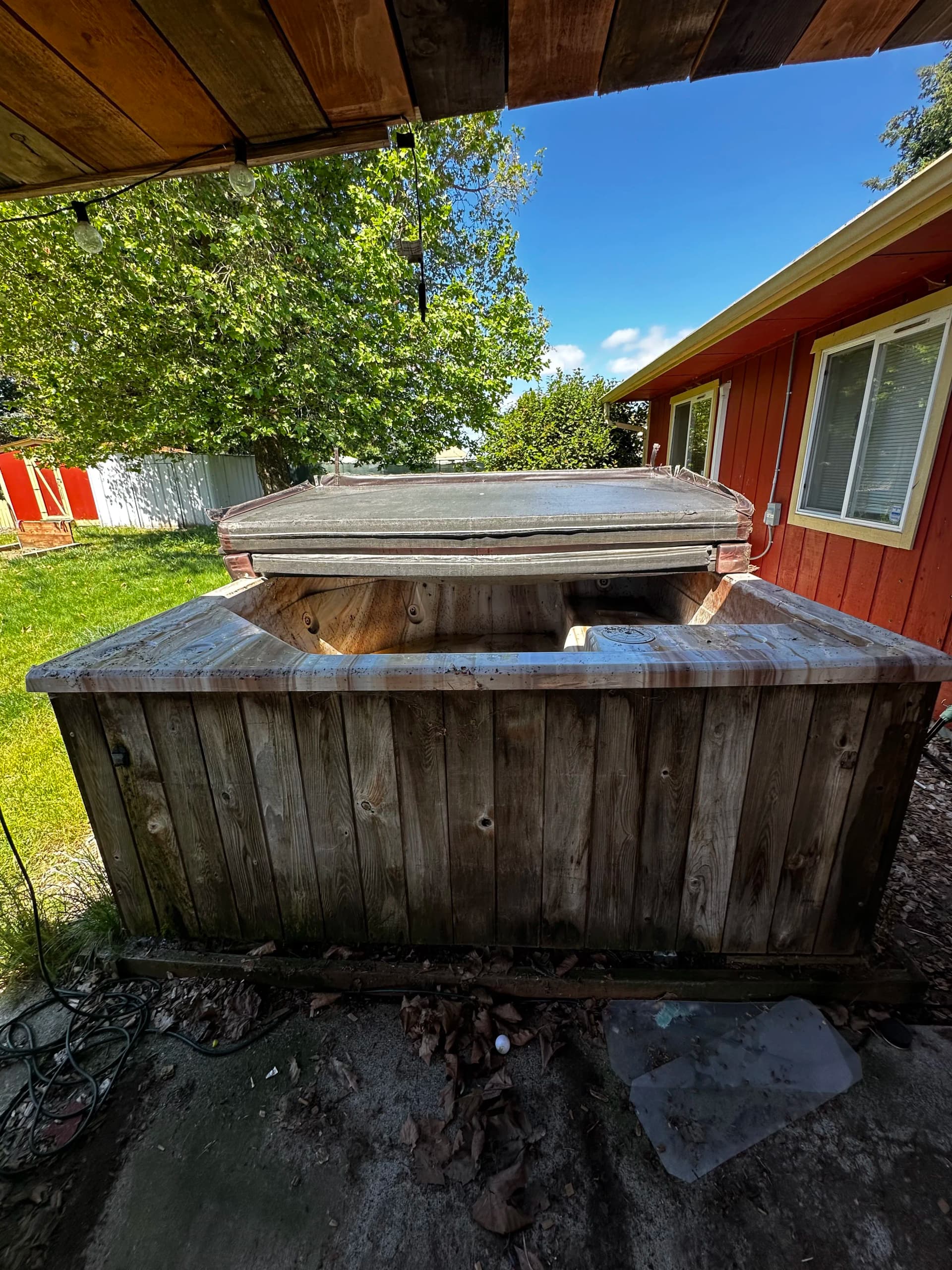 How We Remove a Hot Tub That Won't Budge image
